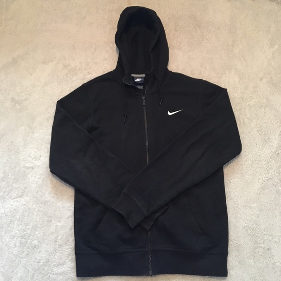 nike black zip up